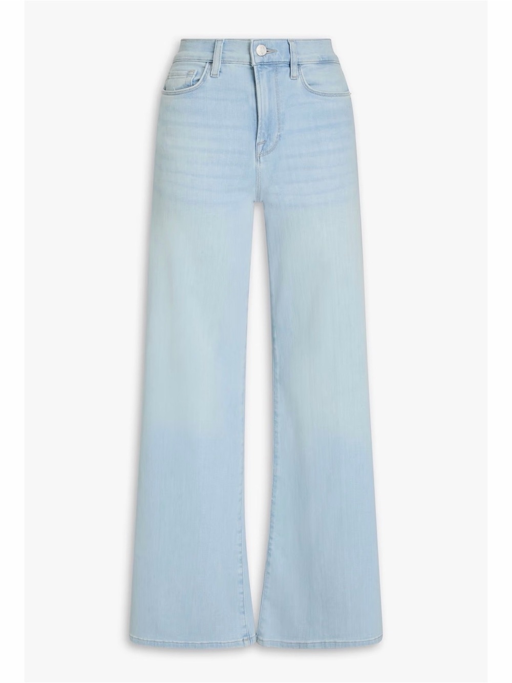 FRAME Le Palazzo High Rise Wide Leg Jeans Light Wash Size 31 NWT $288
